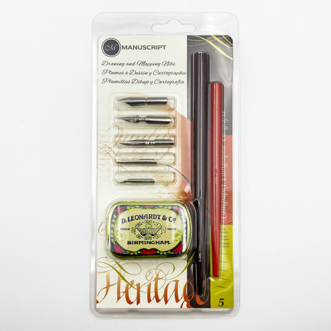 Leonardt Dip Pen Set - Drawing & Mapping