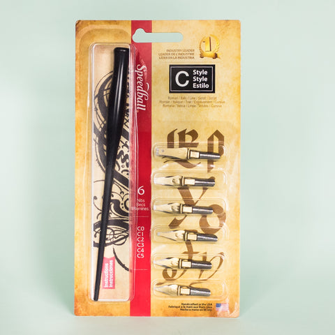 Speedball C-Style Lettering Set